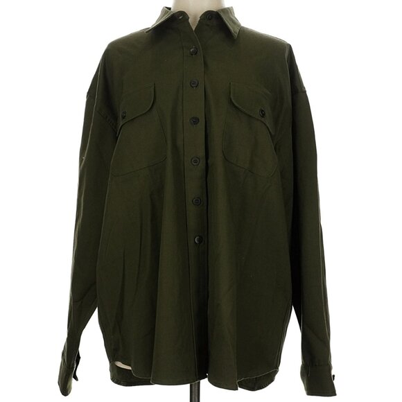 Jamie Haller The Big Shirt in Colonial Green Medium NWT - Picture 2 of 5